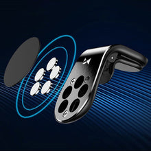 Заредете изображение във визуализатора на галерията – Wozinsky magnetic phone holder on the ventilation grille black (WCH-02) - TopMag
