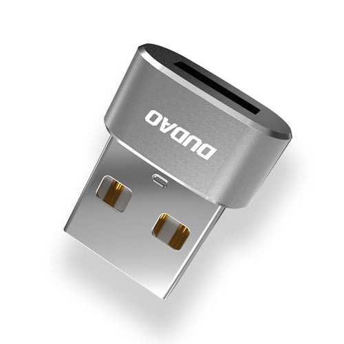 Dudao adapter USB Type-C to USB adapter black (L16AC black) - TopMag