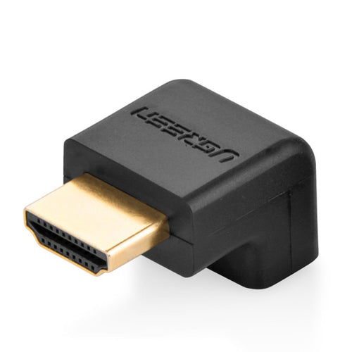 Ugreen adapter right angle connector HDMI bottom black (20109) - TopMag