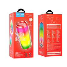 Заредете изображение във визуализатора на галерията – HOCO speaker bluetooth HC8 Pulsating colorful LED sports red
