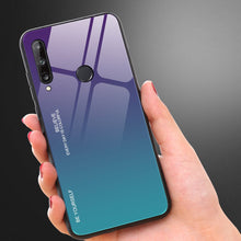 Заредете изображение във визуализатора на галерията – Gradient Glass Durable Cover with Tempered Glass Back Huawei P40 Lite E pink-purple - TopMag
