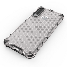 Заредете изображение във визуализатора на галерията – Honeycomb Case armor cover with TPU Bumper for Huawei Y6p transparent - TopMag
