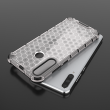 Заредете изображение във визуализатора на галерията – Honeycomb Case armor cover with TPU Bumper for Huawei Y6p transparent - TopMag

