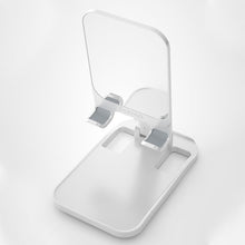 Заредете изображение във визуализатора на галерията – Dudao desk telescopic stand foldable phone holder tablet white (F5XS whie) - TopMag

