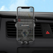 Заредете изображение във визуализатора на галерията – Wozinsky car phone holder gravity for ventilation grille black (WCH-05) - TopMag
