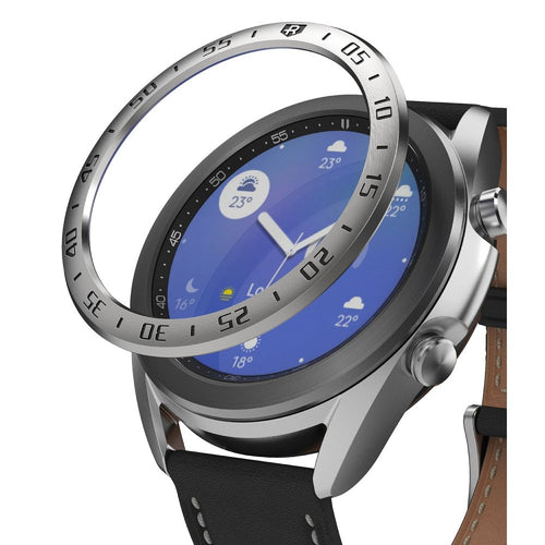 Ringke Bezel Styling case frame envelope ring Samsung Galaxy Watch 3 41 mm silver (GW3-41-01) - TopMag