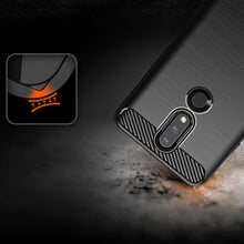 Заредете изображение във визуализатора на галерията – Carbon Case Flexible Cover TPU Case for Nokia 2.4 black - TopMag
