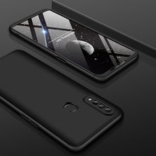 Заредете изображение във визуализатора на галерията – GKK 360 Protection Case Front and Back Case Full Body Cover Oppo A31 black - TopMag

