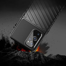 Заредете изображение във визуализатора на галерията – Thunder Case Flexible Tough Rugged Cover TPU Case for OnePlus 9 Pro black - TopMag
