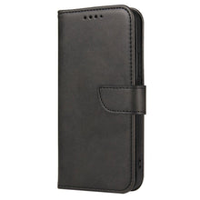 Заредете изображение във визуализатора на галерията – Magnet Case elegant bookcase type case with kickstand for Realme X50 Pro 5G black - TopMag
