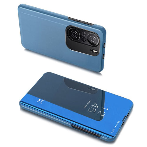 Clear View Case cover for Xiaomi Redmi K40 Pro+ / K40 Pro / K40 / Poco F3 blue - TopMag