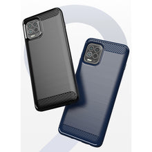 Заредете изображение във визуализатора на галерията – Carbon Case Flexible Cover TPU Case for Motorola Moto G100 / Edge S black - TopMag
