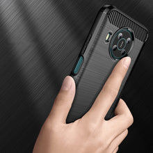 Заредете изображение във визуализатора на галерията – Carbon Case Flexible cover for Nokia X20 / X10 black - TopMag
