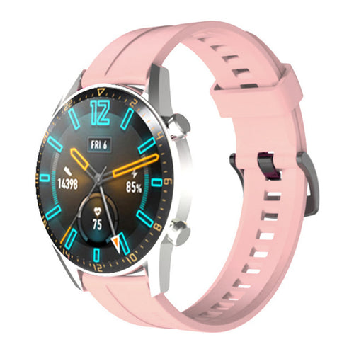 Silicone watch strap for Huawei Watch GT / GT2 / GT2 Pro pink - TopMag
