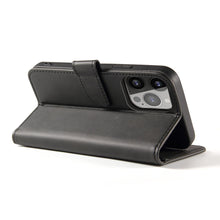 Заредете изображение във визуализатора на галерията – Magnet Case cover for Oppo A78 5G flip cover wallet stand black
