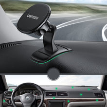 Заредете изображение във визуализатора на галерията – Ugreen Magnetic Car Phone Holder Adhesive for Dashboard Black (LP292) - TopMag
