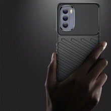 Заредете изображение във визуализатора на галерията – Thunder Case flexible armored cover for Motorola Moto G Stylus 2022 black - TopMag
