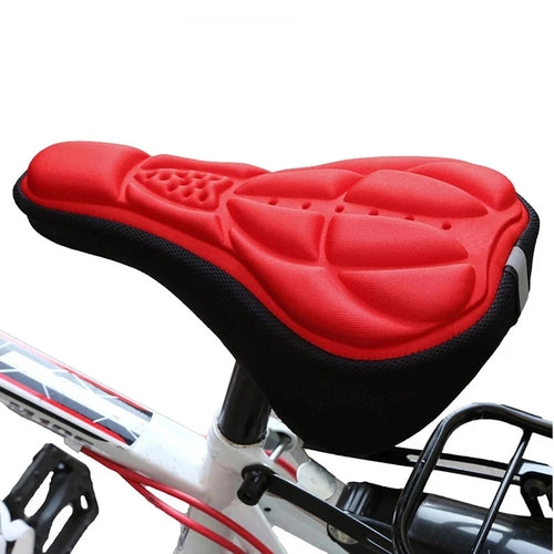 Bike saddle cover red