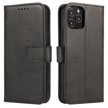 Заредете изображение във визуализатора на галерията – Magnet Case elegant case case cover with a flap and stand function for Motorola Moto Edge 20 black - TopMag
