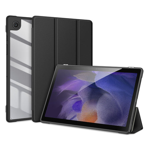 Dux Ducis Toby Armored Flip Smart Case For Samsung Galaxy Tab A8 10.5 '' 2021 With Stylus Holder Black - TopMag