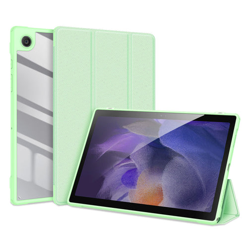 Dux Ducis Toby Armored Flip Smart Case For Samsung Galaxy Tab A8 10.5 '' 2021 With Stylus Holder Green - TopMag