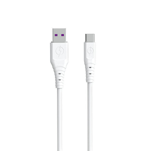 Dudao cable USB - USB Type C 6A cable 1 m white (TGL3T) - TopMag
