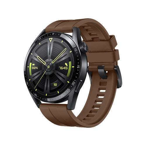 Strap One silicone band strap bracelet bracelet for Huawei Watch GT 3 46 mm brown - TopMag