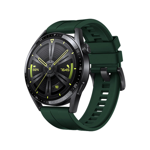 Strap One silicone band strap bracelet bracelet for Huawei Watch GT 3 46 mm dark green - TopMag