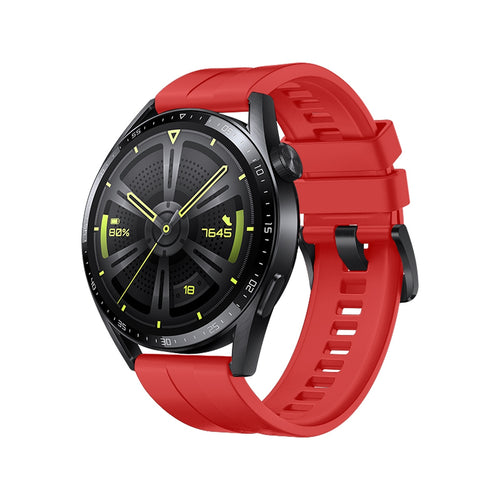 Strap One silicone band strap bracelet bracelet for Huawei Watch GT 3 46 mm red - TopMag