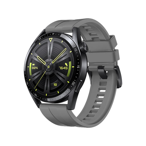 Strap One silicone band strap bracelet bracelet for Huawei Watch GT 3 42 mm dark gray - TopMag