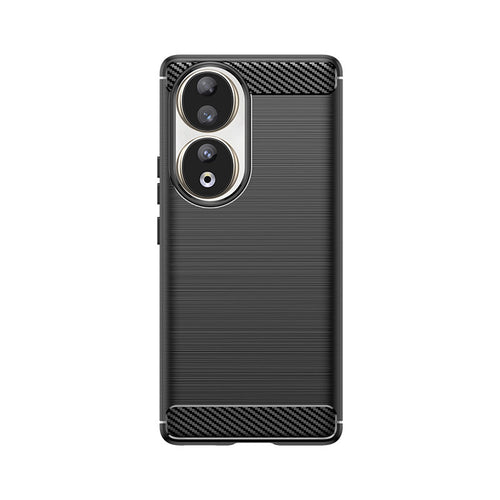 Carbon Case silicone case for Honor 90 - black