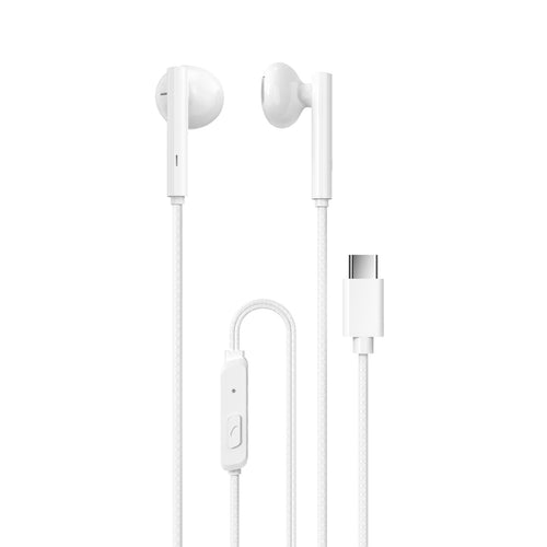 Dudao wired headphones USB Type C 1.2m white (X3B-W) - TopMag