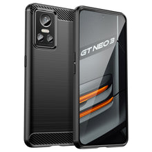 Заредете изображение във визуализатора на галерията – Carbon Case Flexible cover for Realme GT Neo 3 black - TopMag
