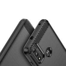 Заредете изображение във визуализатора на галерията – Carbon Case Flexible Cover Sleeve Motorola Moto G Play 2022 black - TopMag
