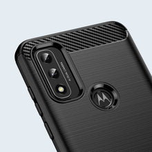 Заредете изображение във визуализатора на галерията – Carbon Case Flexible Cover Sleeve Motorola Moto G Play 2022 black - TopMag
