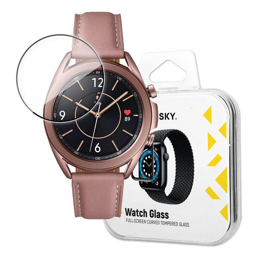 Wozinsky Watch Glass Hybrid Glass for Samsung Galaxy Watch 3 41 mm Black - TopMag