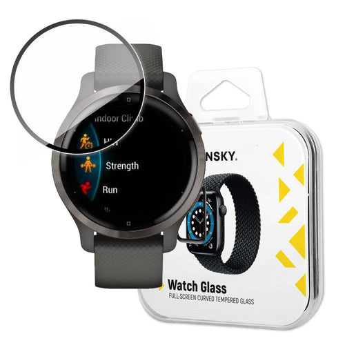 Wozinsky Watch Glass hybrid glass for Garmin Venu 2S black - TopMag