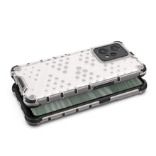 Заредете изображение във визуализатора на галерията – Honeycomb case armored cover with gel frame Realme 9 Pro + (9 Pro Plus) black - TopMag
