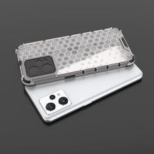 Заредете изображение във визуализатора на галерията – Honeycomb case armored cover with gel frame Realme 9 Pro + (9 Pro Plus) black - TopMag
