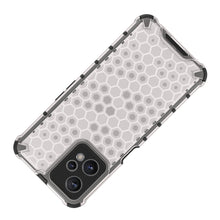 Заредете изображение във визуализатора на галерията – Honeycomb case armored cover with Realme 9 Pro gel frame transparent - TopMag
