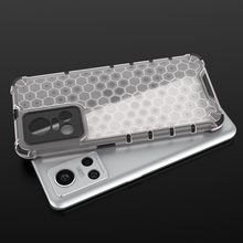 Заредете изображение във визуализатора на галерията – Honeycomb case armored cover with a gel frame Realme GT Neo 3 transparent - TopMag
