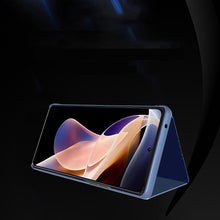 Заредете изображение във визуализатора на галерията – Clear View Case Flip Cover Realme 9 Pro + (9 Pro Plus) black - TopMag
