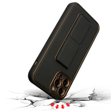 Заредете изображение във визуализатора на галерията – New Kickstand Case cover for Samsung Galaxy A12 5G with stand black - TopMag