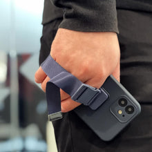 Заредете изображение във визуализатора на галерията – Rope Case Silicone Lanyard Cover Purse Lanyard Strap For Samsung Galaxy A73 Black