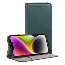 Заредете изображение във визуализатора на галерията – Smart Magneto book case for OPPO A78 5G dark green
