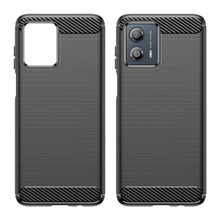Заредете изображение във визуализатора на галерията – Carbon Case for Motorola Moto G53 flexible silicone carbon cover black
