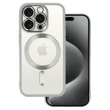 Заредете изображение във визуализатора на галерията – Metallic Magsafe Case for Iphone 11 Pro Max Silver