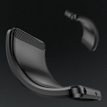 Заредете изображение във визуализатора на галерията – Carbon Case for Motorola Moto G73 5G flexible silicone carbon cover black
