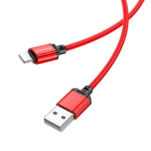 Заредете изображение във визуализатора на галерията – Borofone Cable BX87 Sharp - USB to Lightning - 2,4A 1 metre red
