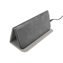 Заредете изображение във визуализатора на галерията – Mouse pad + wireless charger 15w ojd-82 brown/grey - TopMag
